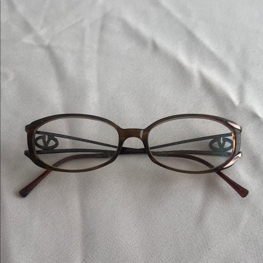 VALENTINO  brown eyeglass frames prescribed glasses